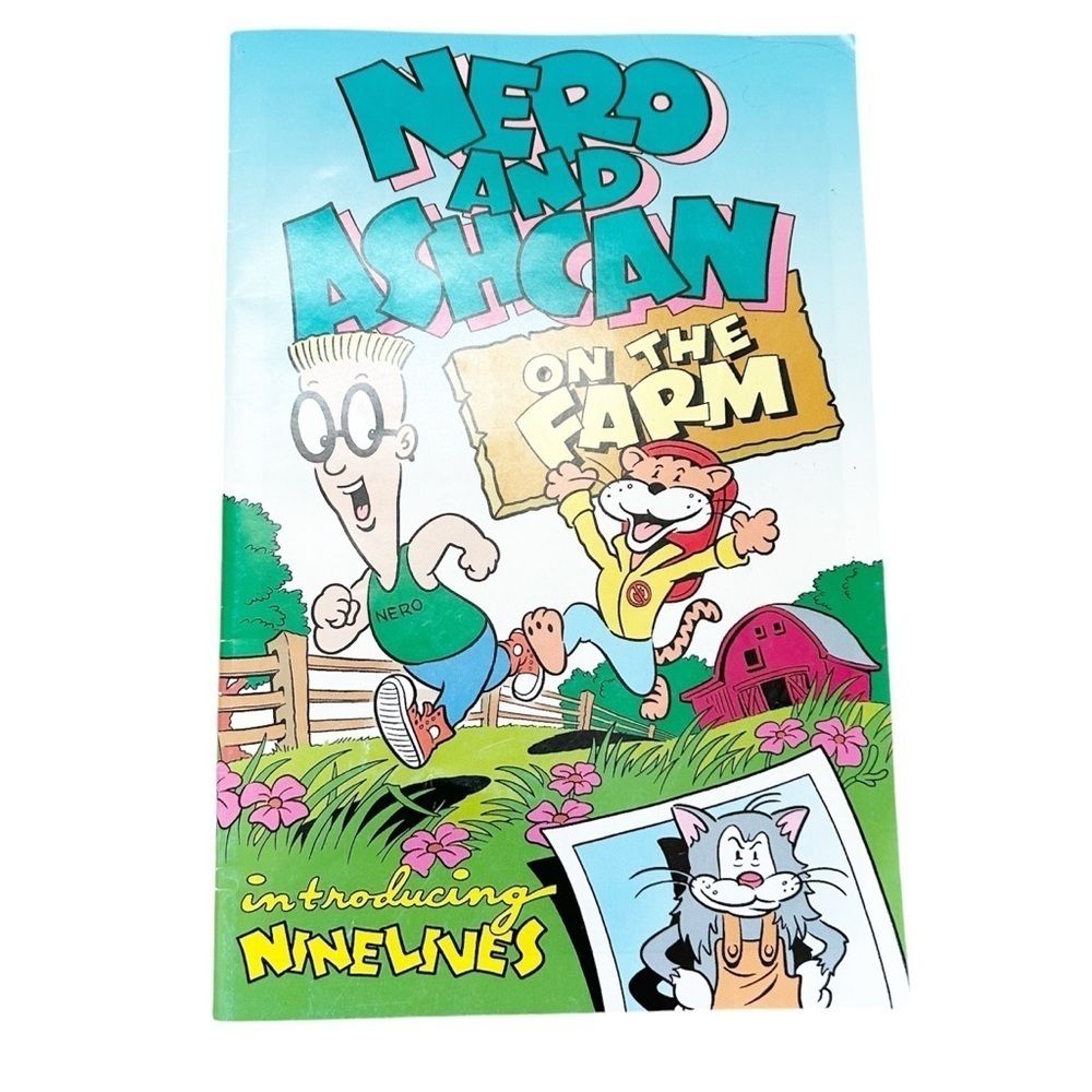 90’s Nero and Ashcan on the Farm introducing Nine Lives The Grain Bin Mystery
